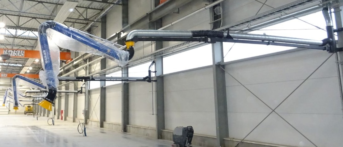 Extension boom showcase